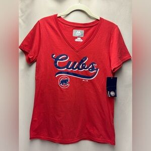 Chicago Cubs Official MLB Merchandise Women's Small Short Sleeve Shirt, NWT